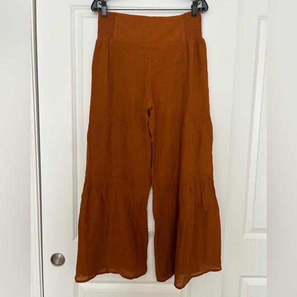 Nanette Lepore Terracotta Wide-Leg Pants - Picture 5 of 6